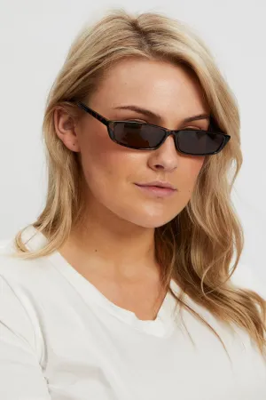 Animal Print Cat Eye Frame Acrylic Sunglasses