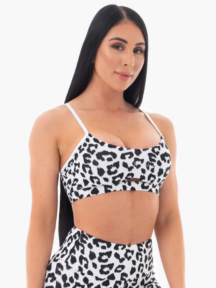 ANIMAL SPORTS BRA SNOW LEOPARD
