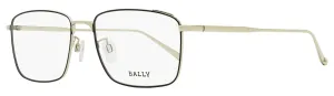 Bally Thin Rectangular Eyeglasses BY5027D 016 Palladium 55mm