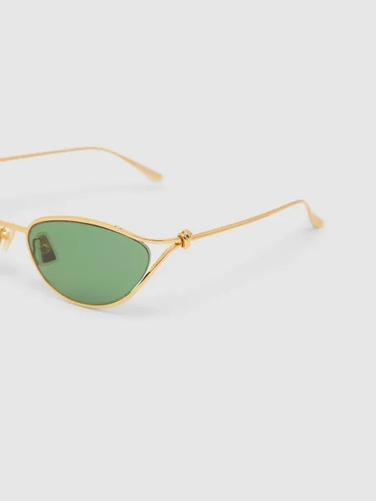 Bottega Veneta   BV1330S Knot cat eye metal sunglasses 
