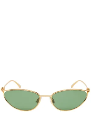 Bottega Veneta   BV1330S Knot cat eye metal sunglasses 