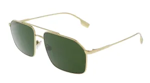 Burberry 0BE3130 110971 Webb Pilot Full Rim Light Gold Sunglasses