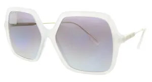 Burberry 0BE4324 388611 Isabella Pearl Ivory Square Sunglasses