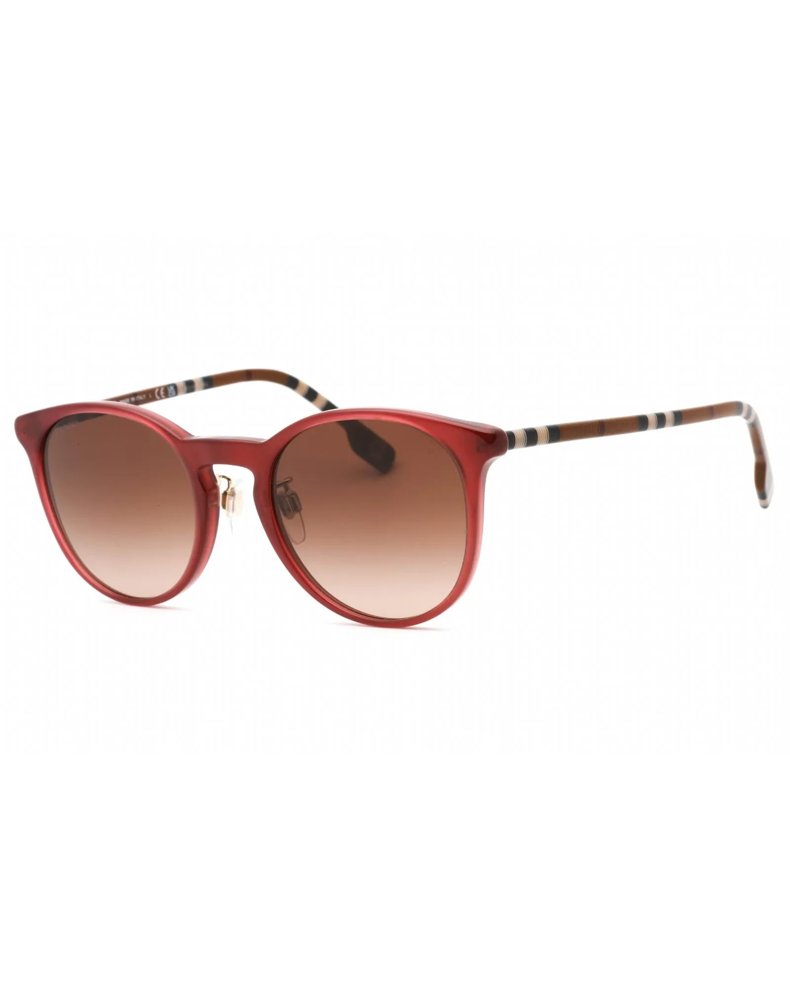 Burberry  BE4328F Round Sunglasses Red