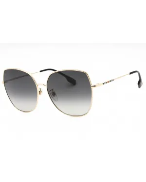 Burberry  BE4336F Sunglasses Gold Frame Gradient Grey Lenses