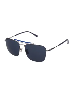 Carolina Herrera Metal Frame Sunglasses with Grey Lenses