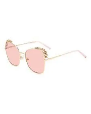 Carolina Herrera Metal Sunglasses with Pink Dial and Category 3 Protection