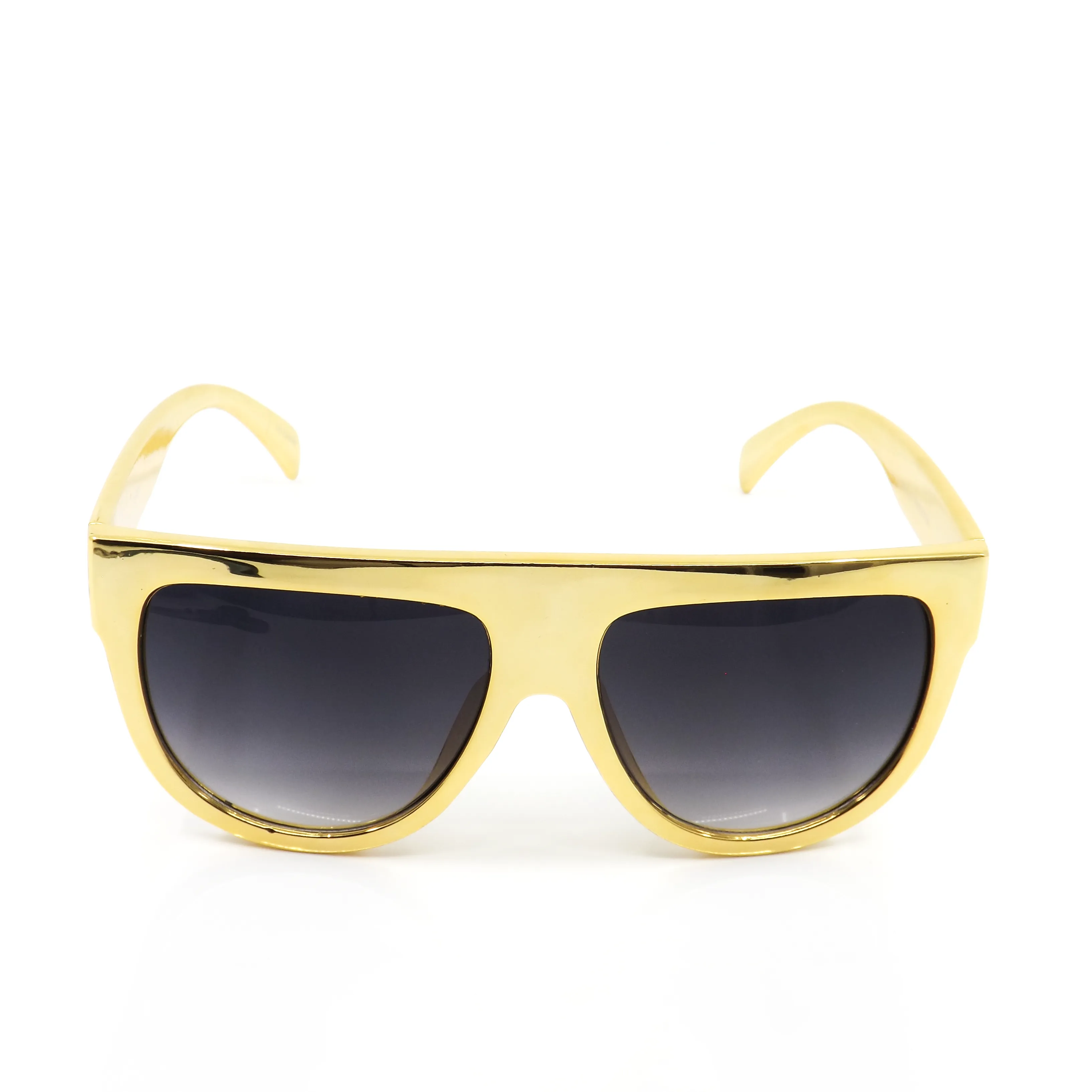 Chromed Out Flat Top Square Sunglasses