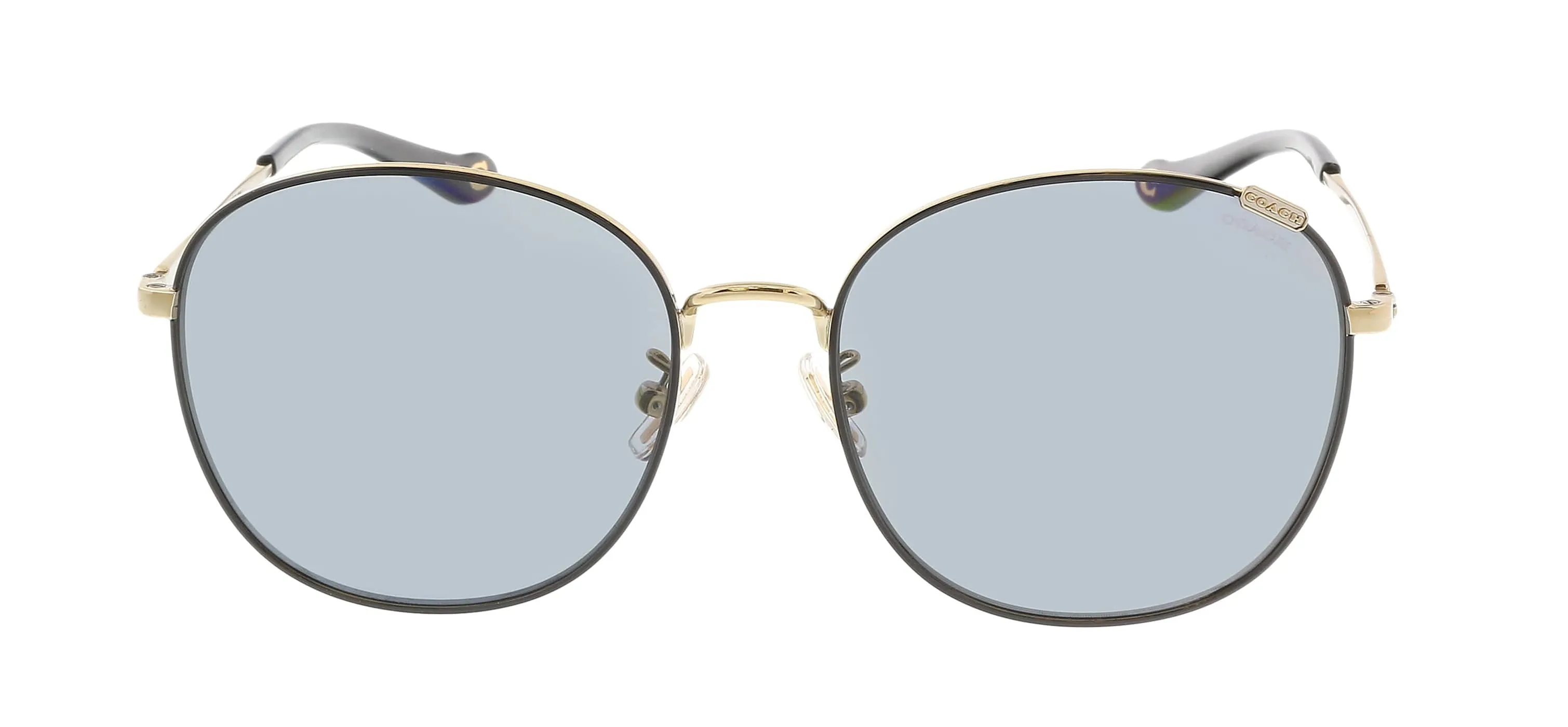 Coach 0HC7134 934681 Black Round Full Rim Sunglasses