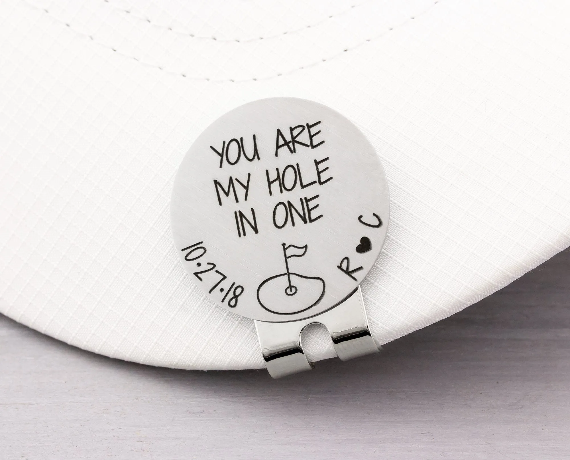 Custom Golf Ball Marker with Hat Clip