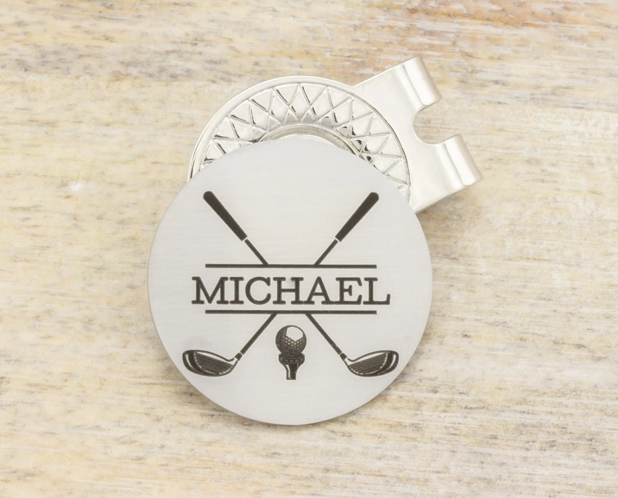 Custom Golf Ball Marker with Hat Clip