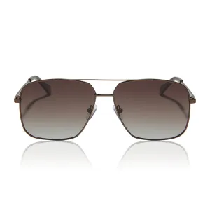Dime Encino Chocolate Brown Gradient Polarized Sunglasses