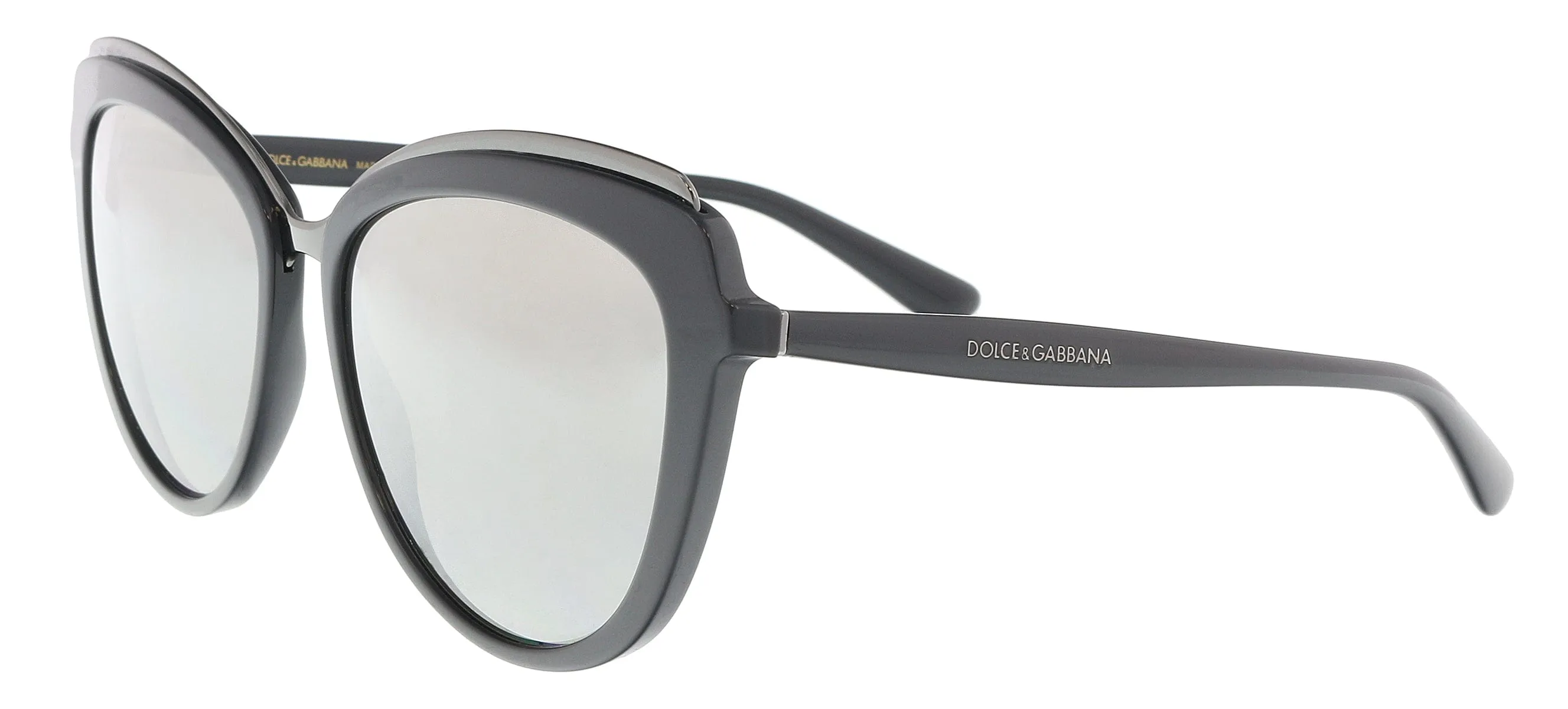 Dolce & Gabbana DG4304 30906V Gray Cat Eye Sunglasses