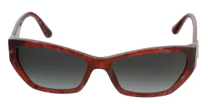 Dolce & Gabbana  DG4375 32528G Bordeaux Marble Cat Eye Sunglasses