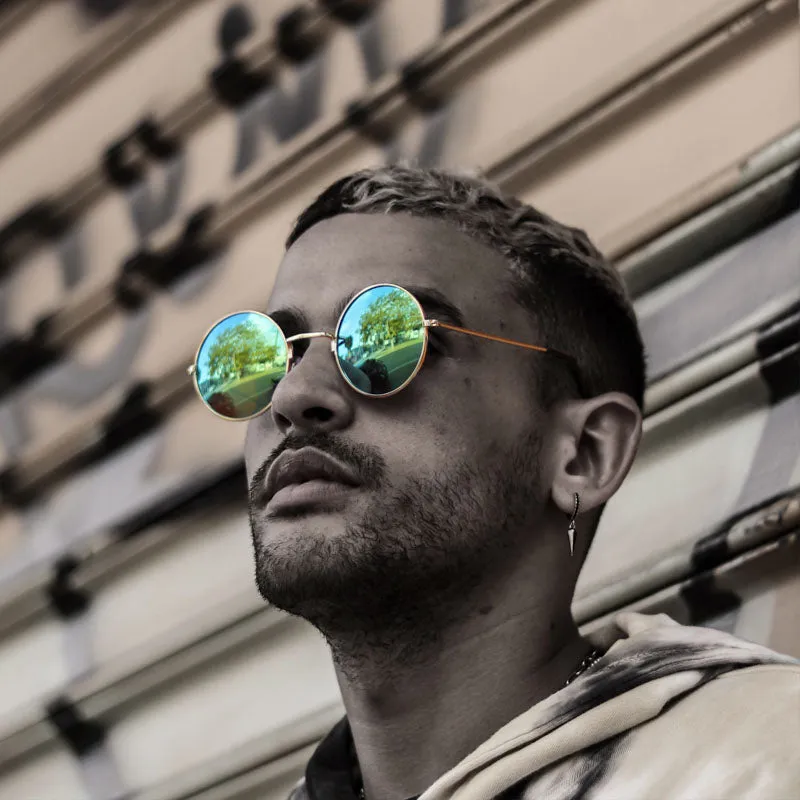 Eye Love Shadez | John Lennon Retro Collection Reflective Round Sunglasses