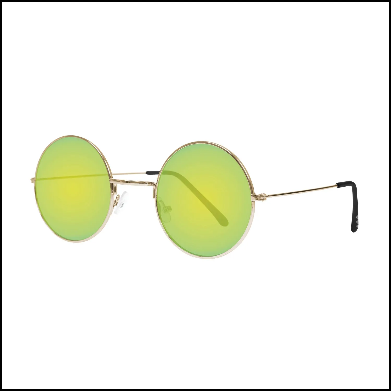Eye Love Shadez | John Lennon Retro Collection Reflective Round Sunglasses