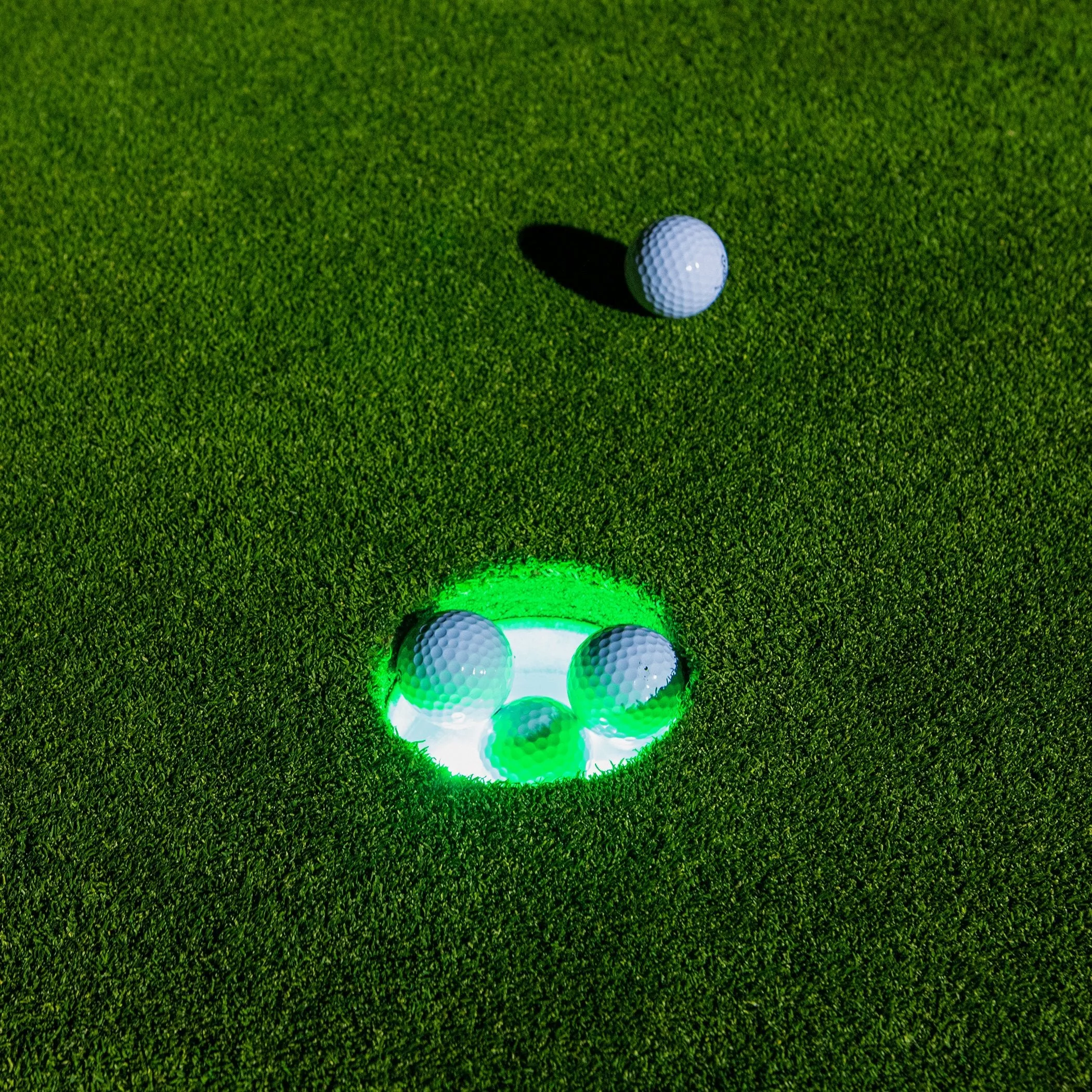 GoSports Light-Up Golf Hole Lights - 3-Pack