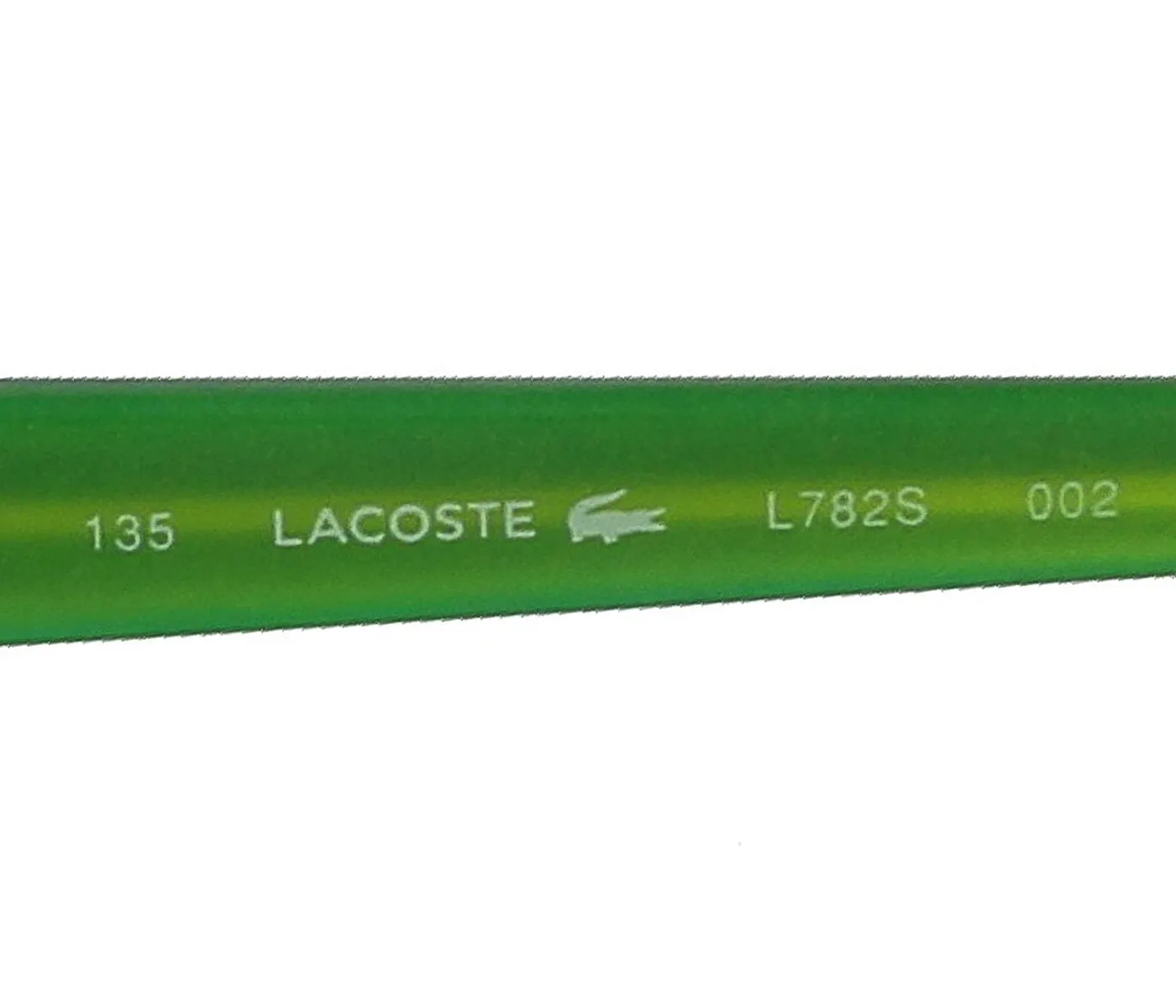 Lacoste L782S 002 Black/Green Rectangle Sunglasses