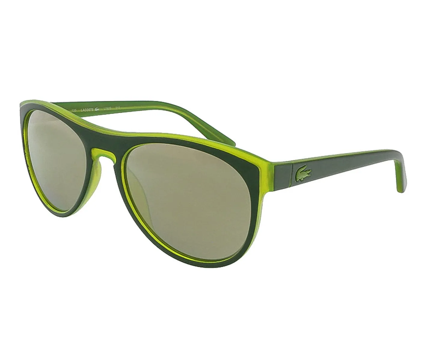 Lacoste L782S 315 Green-Acid Green Rectangle Sunglasses