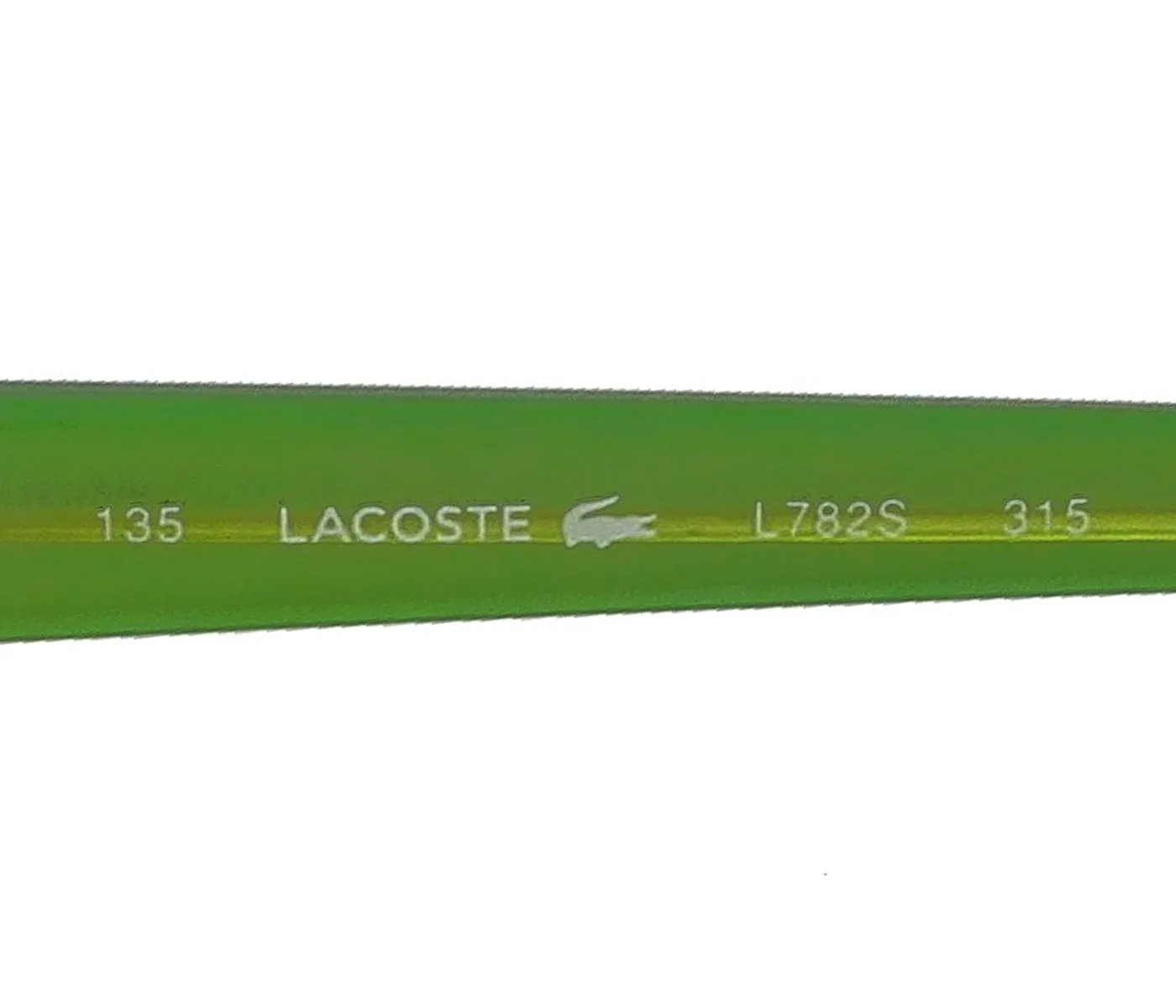 Lacoste L782S 315 Green-Acid Green Rectangle Sunglasses