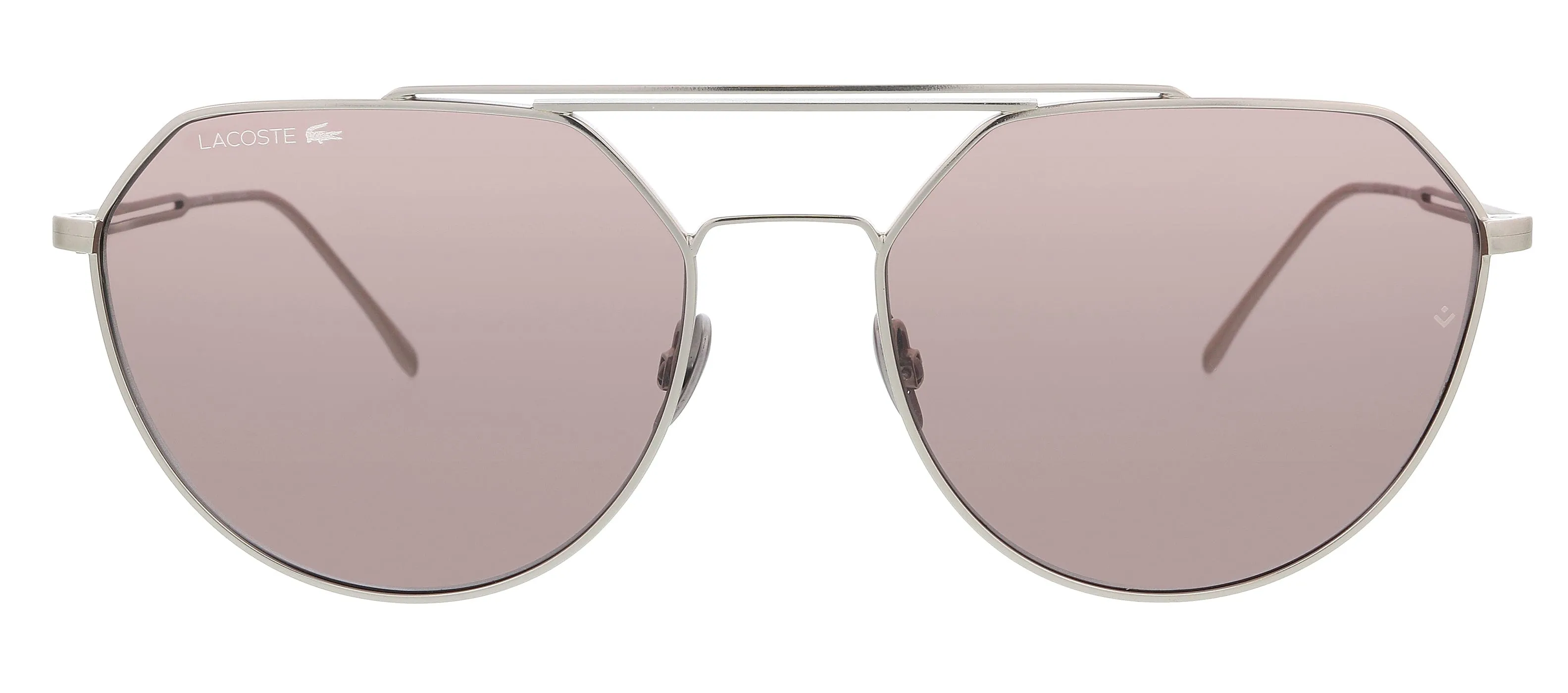 Lacoste Paris Collection L220SPC 41568 Matte Gunmetal Geometric Round Sunglasses