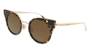 Max Mara MM ILDW I 02PT  Dark Tortoise Cateye Sunglasses