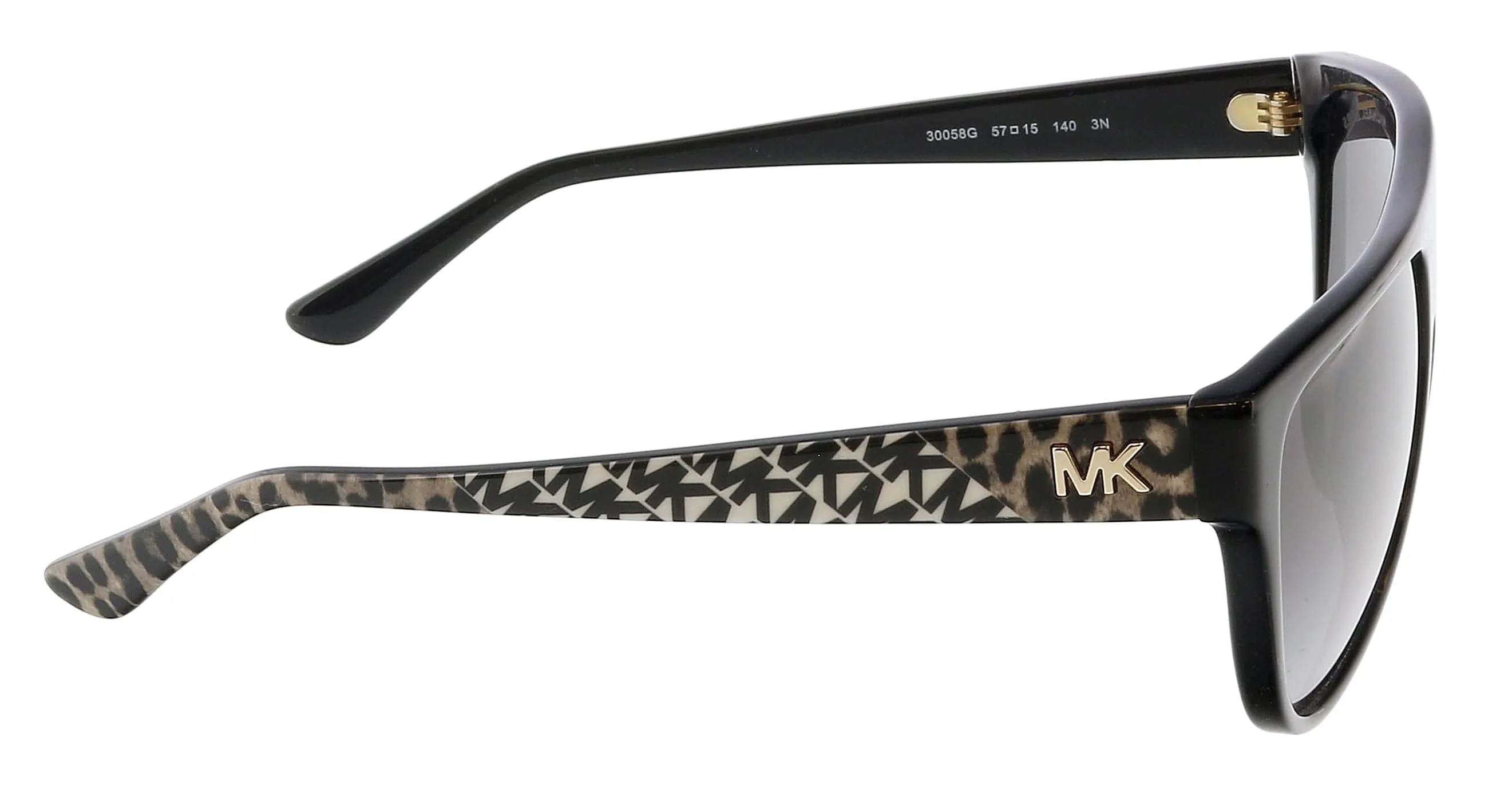 Michael Kors 0MK2111 30058G57 Black Full rim Aviator Sunglasses
