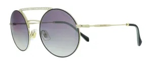 Miu Miu 0MU 52VS AAVGR0 Pale Gold Round Sunglasses