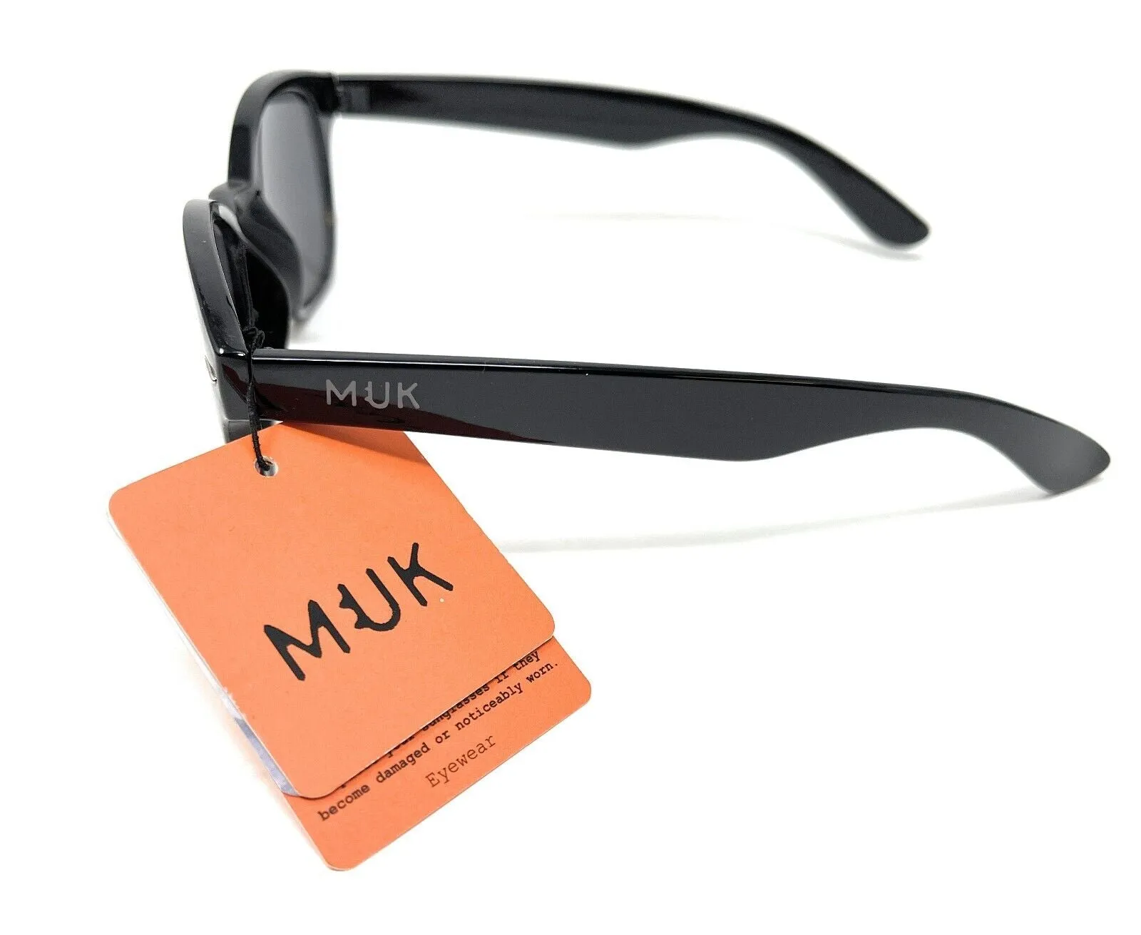 MUK Sunglasses Women's Fashion Black Frame and Lens 7834