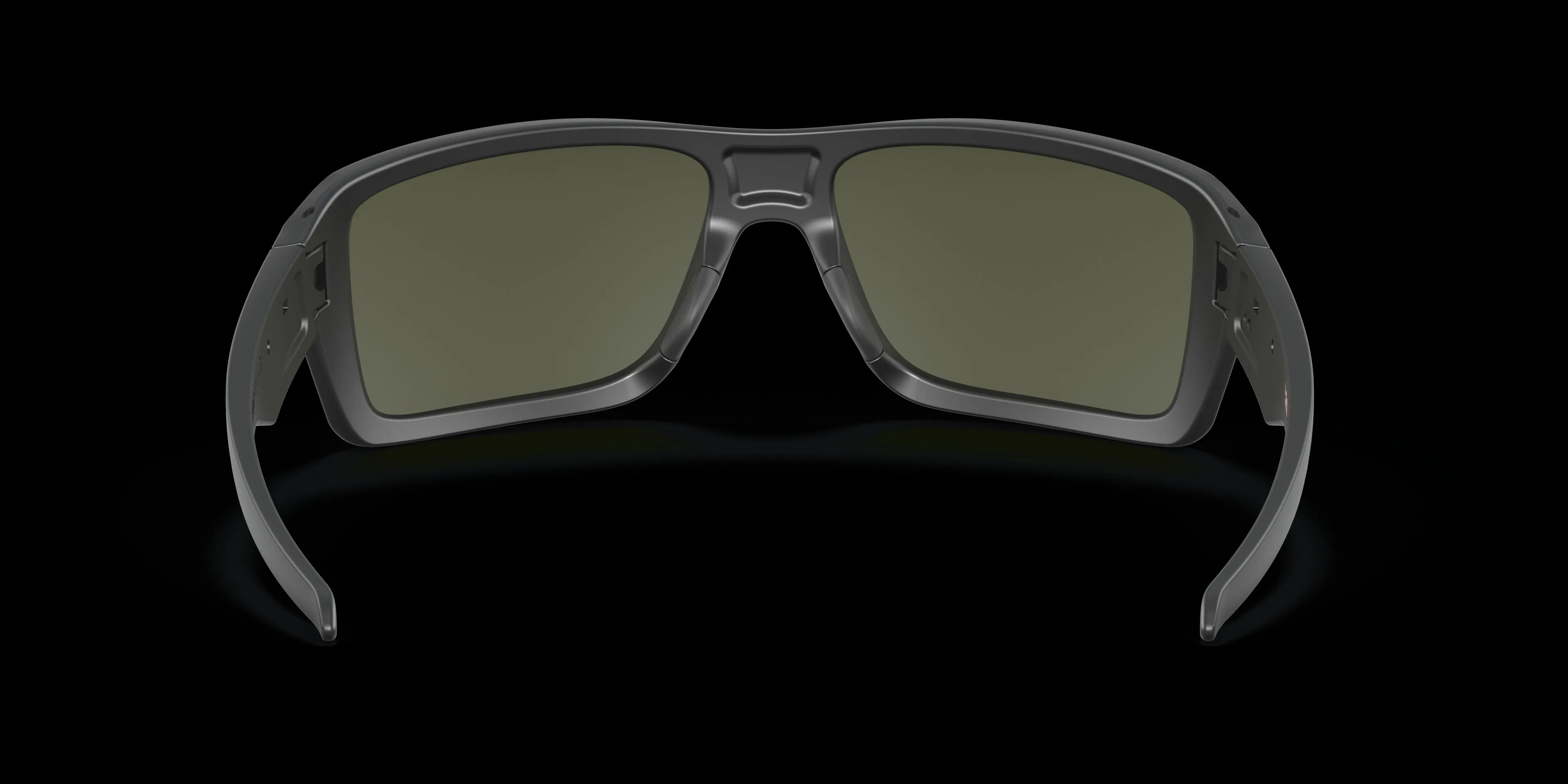 Oakley Men'S Double Edge Rectangular Sunglasses, Matte Black, 66.01 Mm