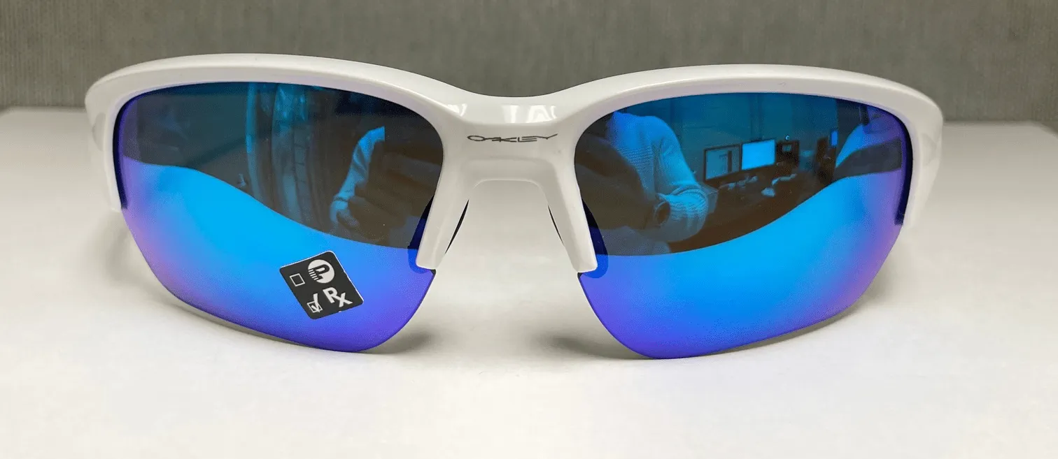 Oakley OO9363 936303 Flak Polished White Sport Sunglasses
