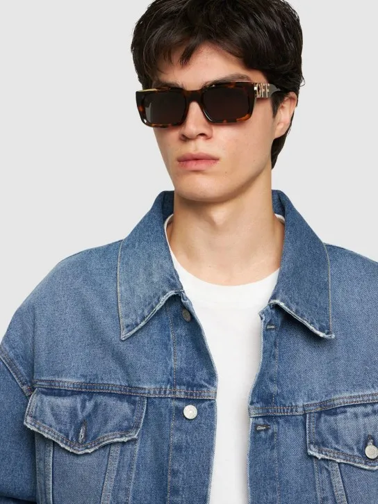 Off-White   Hays acetate &amp; metal sunglasses 