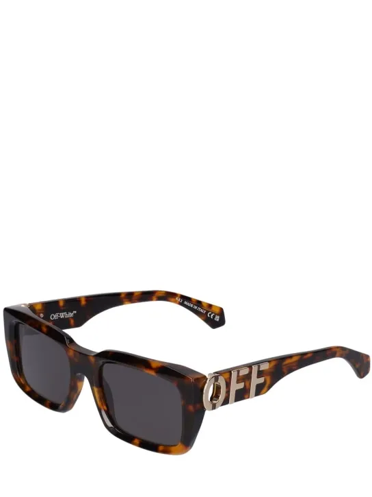 Off-White   Hays acetate &amp; metal sunglasses 