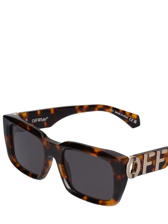 Off-White   Hays acetate &amp; metal sunglasses 