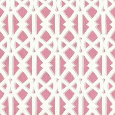 Pink Lattice Bucket Bag