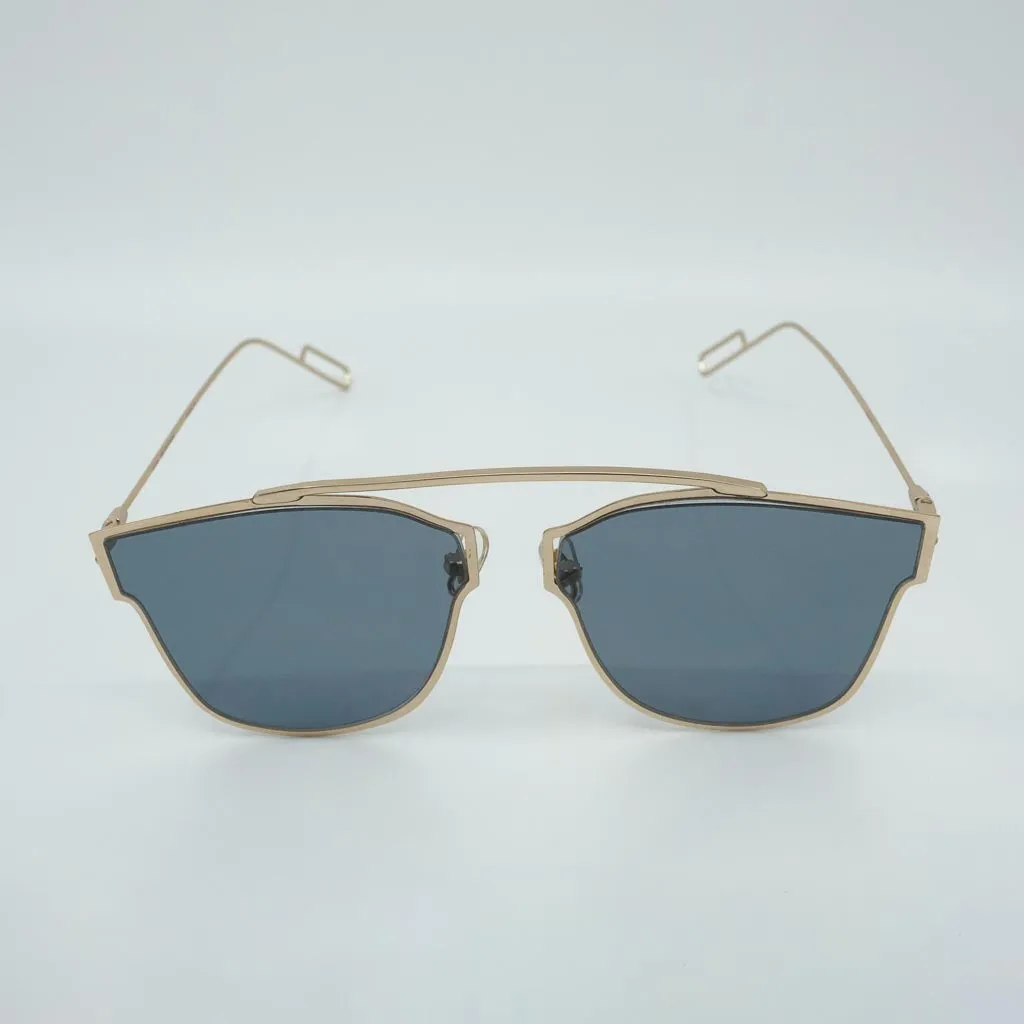 Quinn Wayfarer Metal Frame Sunglasses