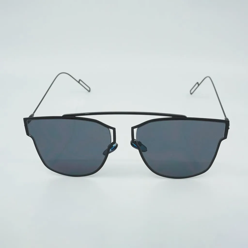 Quinn Wayfarer Metal Frame Sunglasses