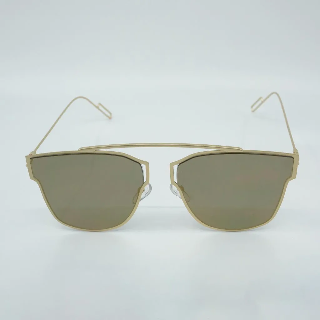 Quinn Wayfarer Metal Frame Sunglasses