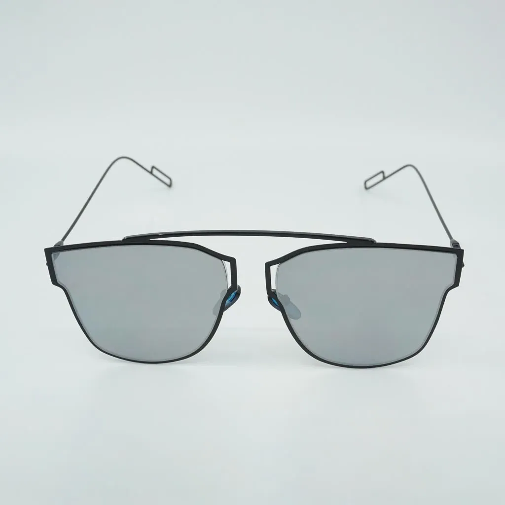 Quinn Wayfarer Metal Frame Sunglasses