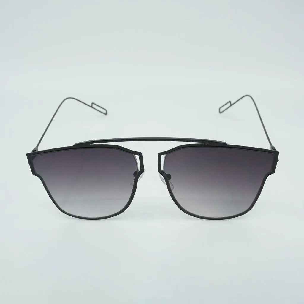 Quinn Wayfarer Metal Frame Sunglasses