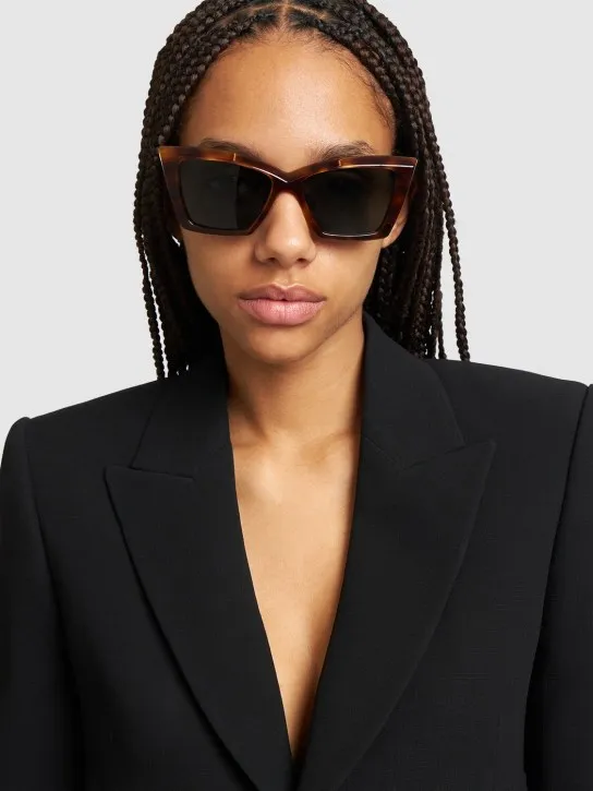 Saint Laurent   SL 657 acetate cat-eye sunglasses 