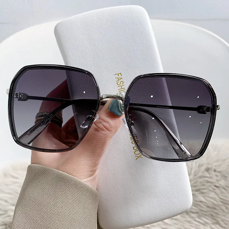 w women's polarized sunglasses, anti-UV driving sunglasses, trendy retro Internet celebrity sunglasses for men